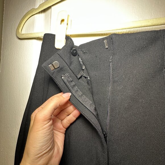 corset effect high waist slacks - ZARA US Small, black. - Picture 6 of 11